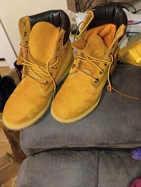 Timberland Tan Nuback Suede Leather